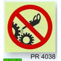 PR4038 proibido usar massas oleos limpar olear maquina...