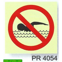 PR4054 proibido nadar