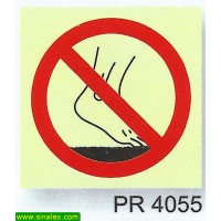 PR4055 proibido pisar relva