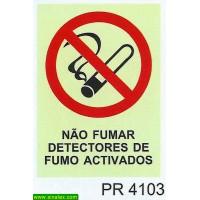 PR4103 nao fumar detectores fumo activados