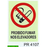 PR4107 proibido fumar elevadores