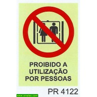 PR4122 proibida utilizacao pessoas
