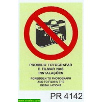 PR4142 proibido fotografar filmar instalacoes forbidden...