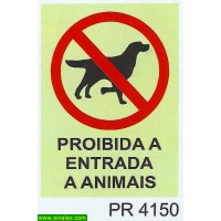 PR4150 proibida entrada animais