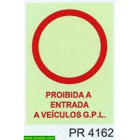 PR4162 proibida entrada veiculos gpl gas