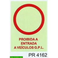 PR4162 proibida entrada veiculos gpl gas