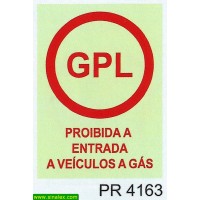 PR4163 proibida entrada veiculos gpl gas