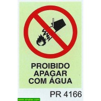 PR4166 proibido apagar com agua