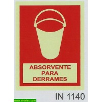 IN1140 balde absorvente para derrames