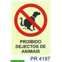 PR4197 proibido dejectos animais