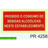 PR4258 proibido consumo bebidas alcoolicas neste...