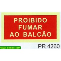 PR4260 proibido fumar ao balcao