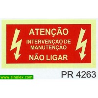 PR4263 atencao intervencao manutencao nao ligar