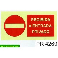 PR4269 proibida entrada privado