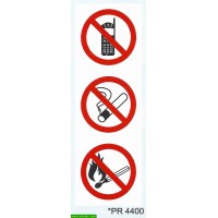 PR4400 proibido uso telemovel nao fumar foguear fazer lume