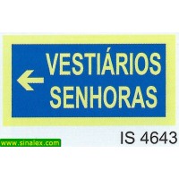 IS4643 vestiarios senhoras seta esquerda direita