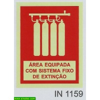 IN1159 area equipada com sistema fixo de extincao