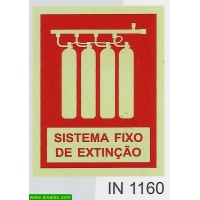 IN1160 area equipada com sistema fixo de extincao