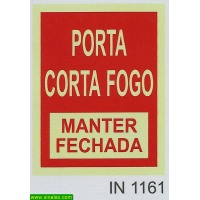 IN1161 porta corta fogo manter fechada