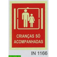 IN1166 criancas so acompanhadas elevador