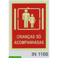 IN1166 criancas so acompanhadas elevador