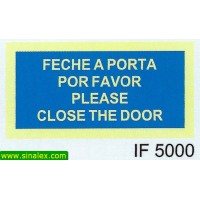 IF5000 feche porta por favor please close the door