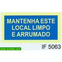 IF5063 mantenha este local limpo arrumado