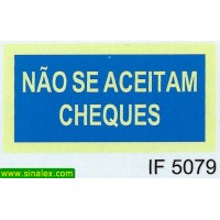 IF5079 nao se aceitam cheques