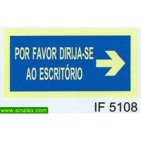 IF5108 por favor dirija-se escritorio direita