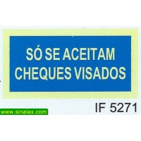 IF5271 so se aceitam cheques visados