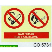 CO5731 nao fumar nem fazer lume