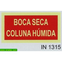 IN1315 boca seca coluna humida