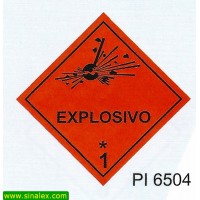 PI6504 perigo e identificacao explosivos