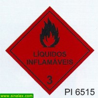 PI6515 perigo e identificacao liquidos inflamaveis