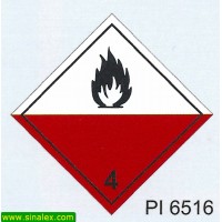 PI6516 perigo e identificacao solidos inflamaveis