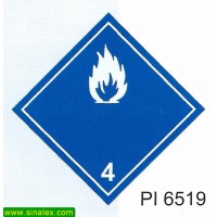 PI6519 perigo e identificacao solidos inflamaveis