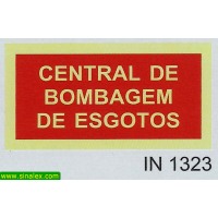 IN1323 central de bombagem de esgotos