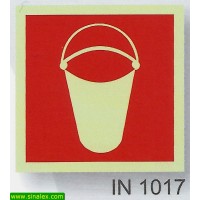 IN1017 balde para uso contra incendios