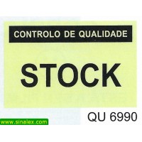 QU6990 controlo qualidade stock