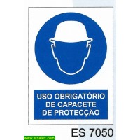 ES7050 estaleiros obrigatorio capacete proteccao
