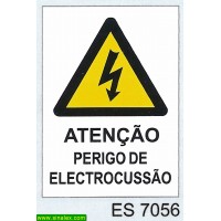 ES7056 estaleiros atencao perigo electrocussao