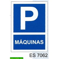 ES7062 estaleiros parque estacionamento maquinas