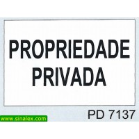 PD7137 propriedade privada