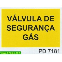 PD7181 valvula seguranca gas