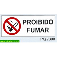 PQ7300 proibido fumar