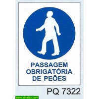 PQ7322 passagem obrigatoria peoes