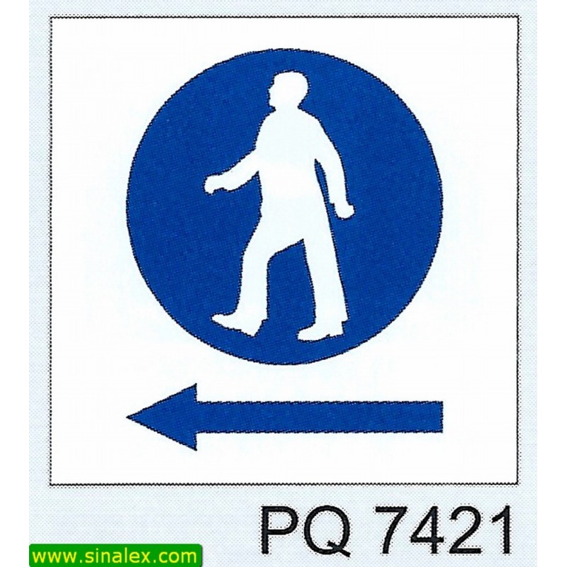 Pictogramas Passagem de peões M024