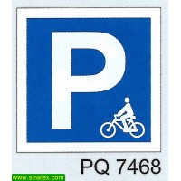 PQ7468 parque estacionamento velocipedes bicicletas