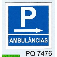 PQ7476 parque estacionamento ambulancias direita