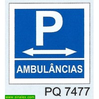 PQ7477 parque estacionamento ambulancias esquerda direita